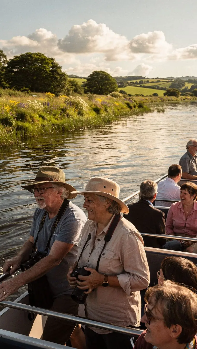Adults enjoying vibrant nightlife in Ireland
