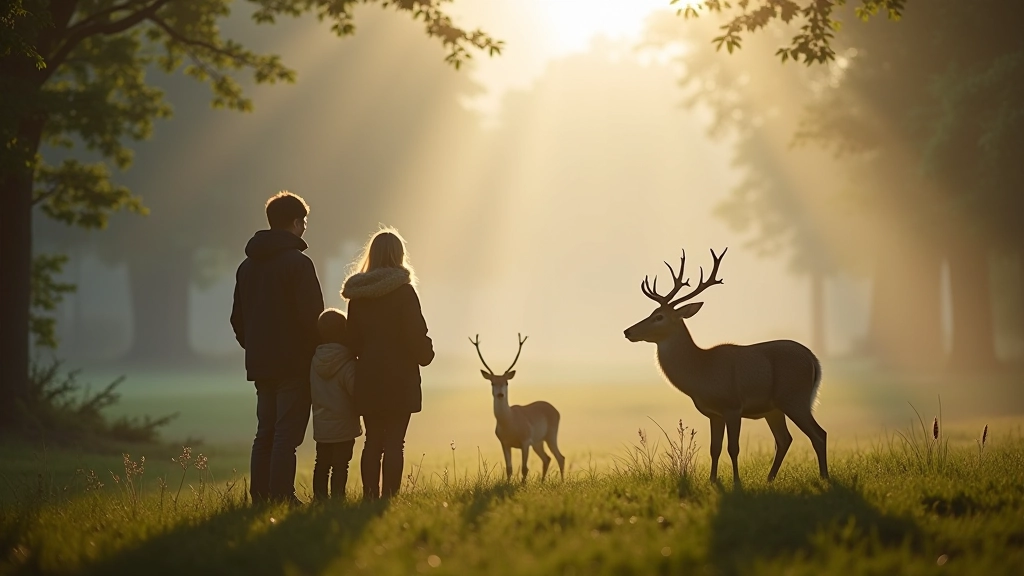 Deer observation experience with small family group